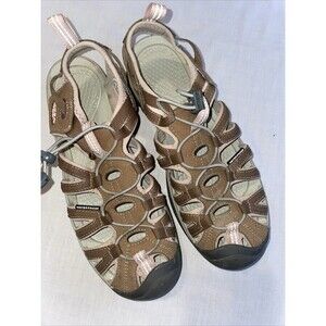Keen Women’s River Shoes Size 9.5 M Tan Leather Waterproof Swimming Beach